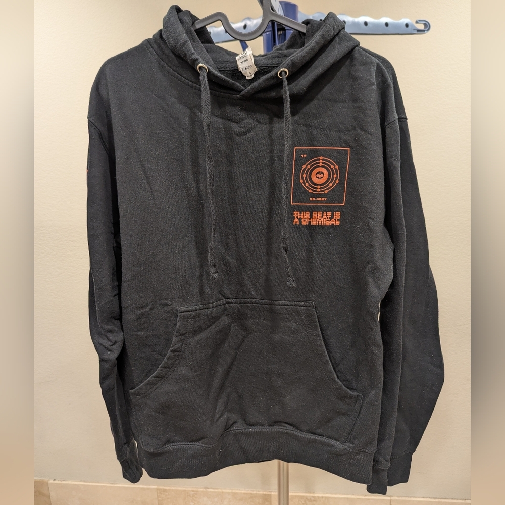 Twenty One Pilots Chlorine Hoodie Sweatshirt Men's S Black Red